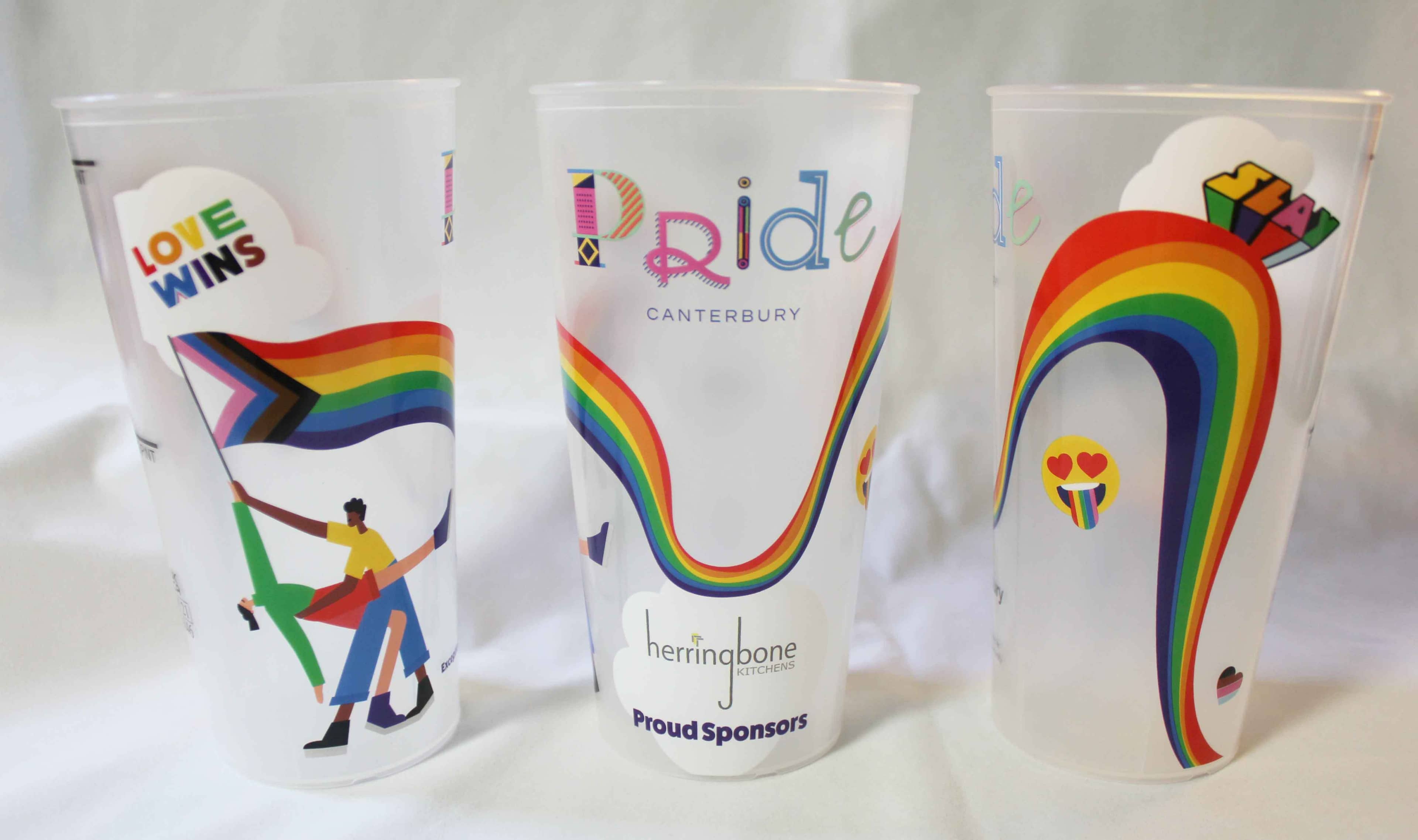 Logo printed event cups for venues
