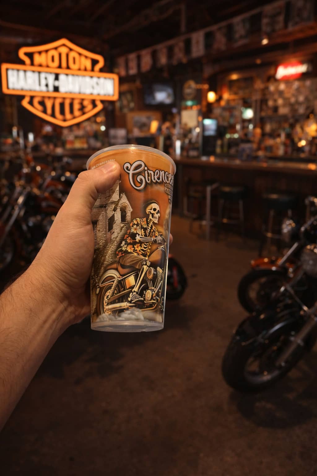 Reusable plastic stadium cups collection